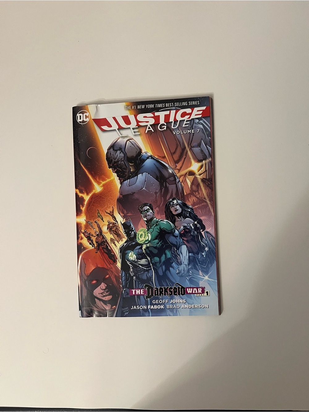 DC Comics Justice League Volume 7 Graphic Novel - Red/Black/Orange Cover